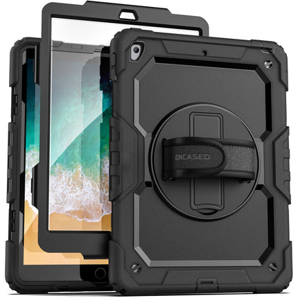Encased Rugged Shield Funda para iPad 9.7" 5ta y 6ta Gen con Correa de Hombro