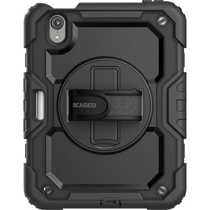 Encased Rugged Shield Funda para iPad mini 6 y 7 Gen con Protector y Correa