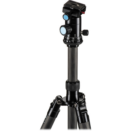 Sirui ET-2204 Trípode de Fibra de Carbono 57" Capacidad 12kg con Cabezal E-20