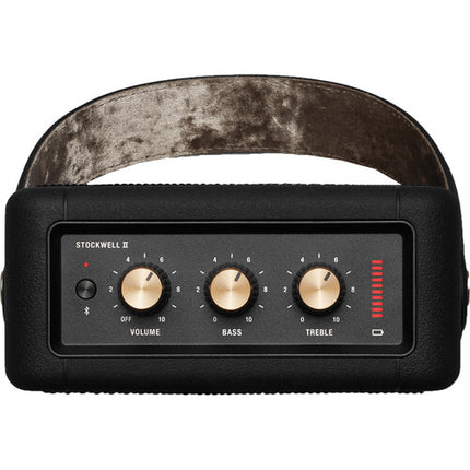 Marshall Stockwell II Altavoz Bluetooth portátil negro latón 20h batería usb c