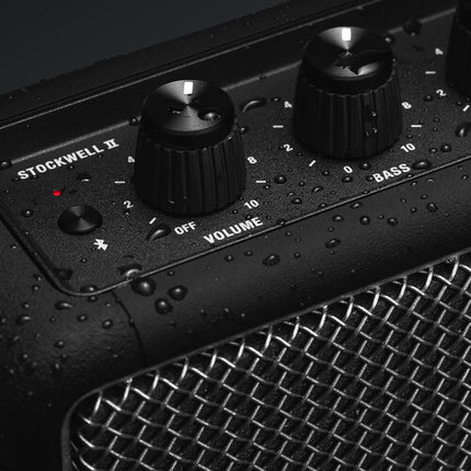 Marshall Stockwell II Altavoz Bluetooth portátil negro latón 20h batería usb c