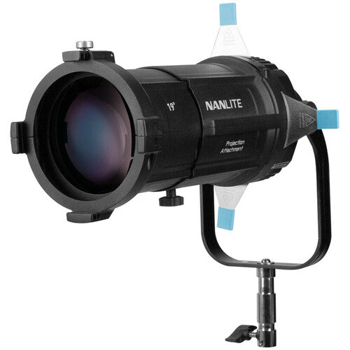 Nanlite Projection Attachment para Montura Bowens con Lente 19° y Estuche de Vuelo