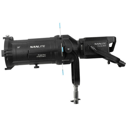 Nanlite Projection Attachment para Montura Bowens con Lente 19° y Estuche de Vuelo