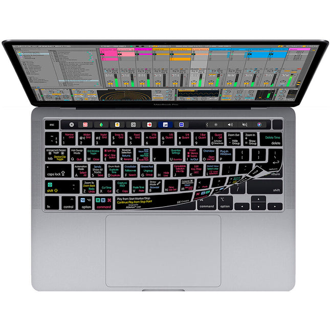 KB Covers Ableton Live Cubierta de Teclado para MacBook Pro 13 y 16 pulgadas Silicona Antideslizante