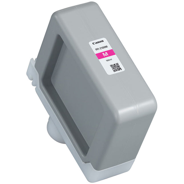 Cartucho de Tinta Pigmentada Magenta Canon PFI-2100 160mL para impresoras imagePROGRAF