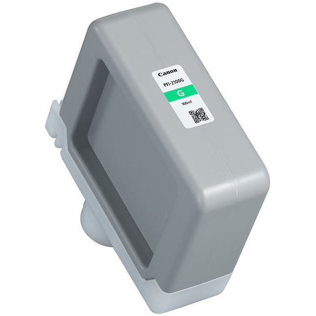 Cartucho de Tinta Verde Canon PFI-2100 Pigmentada 160mL para impresoras imagePROGRAF