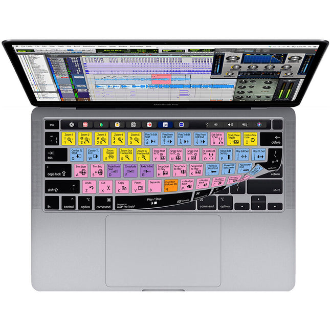 KB Covers Pro Tools Funda para Teclado MacBook Pro 13 y 16 pulgadas Silicona Antideslizante