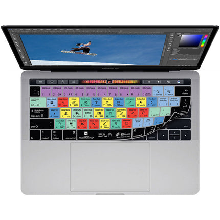 KB Covers funda teclado 3 en 1 Photoshop Illustrator InDesign MacBook Pro 13 y 16 pulgadas