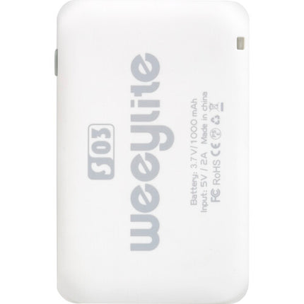 Weeylite S03-W Luz LED de relleno RGB compacta 2800-6800K batería 1000mAh