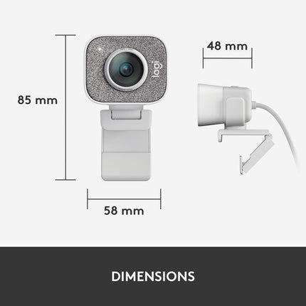 Logitech StreamCam Kit Streaming con Webcam Full HD 1080p 60fps y Luz LED Ajustable
