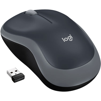 Logitech M185 Ratón Inalámbrico Gris Swift USB 2.4GHz 12 Meses batería