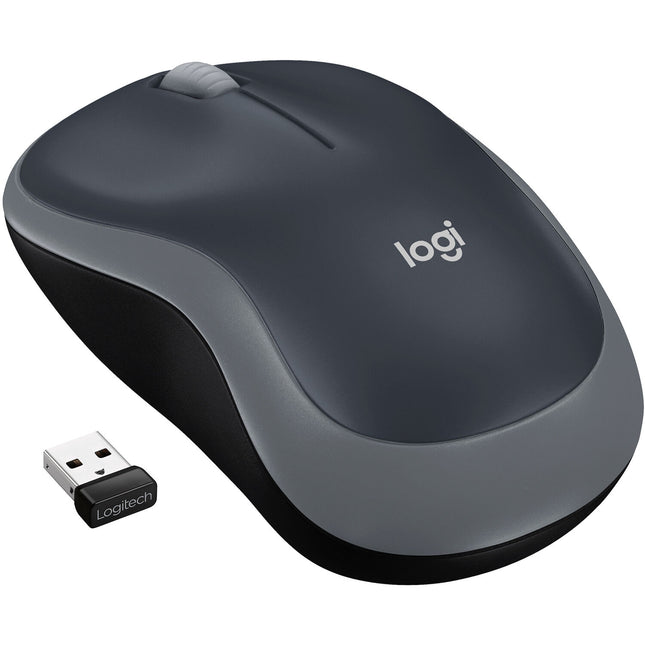 Logitech M185 Ratón Inalámbrico Gris Swift USB 2.4GHz 12 Meses batería