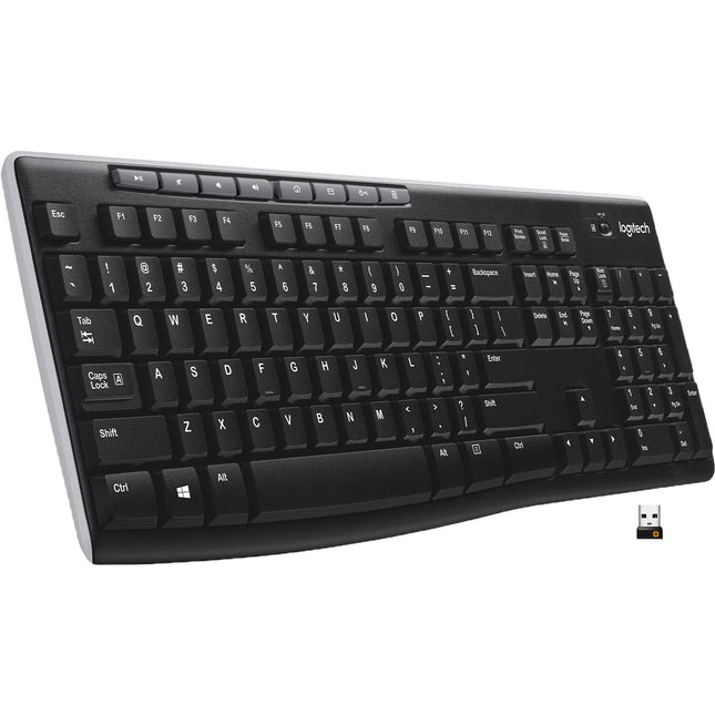 Logitech K270 Teclado inalámbrico USB alcance 10 m batería 2 años