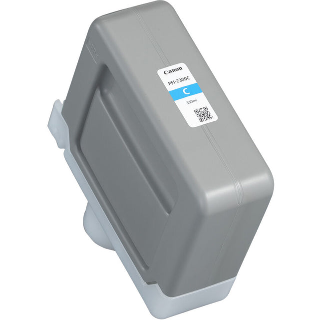 Canon PFI-2300 Cartucho de Tinta Pigmentada Cian 330mL para impresoras imagePROGRAF
