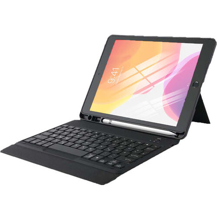 CODi Funda Teclado Bluetooth para iPad 10.2" Gen 7 8 Teclas de Acceso y Soporte Apple Pencil