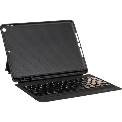 CODi Funda Teclado Bluetooth para iPad 10.2" Gen 7 8 Teclas de Acceso y Soporte Apple Pencil