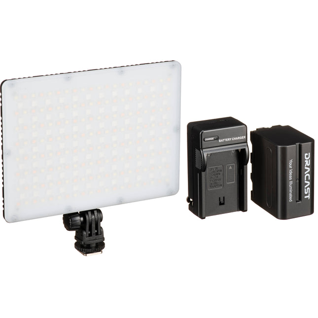 Dracast LED240 X Series Luz LED RGBWW con Control App Batería 2800-6500K 15W 6600mAh
