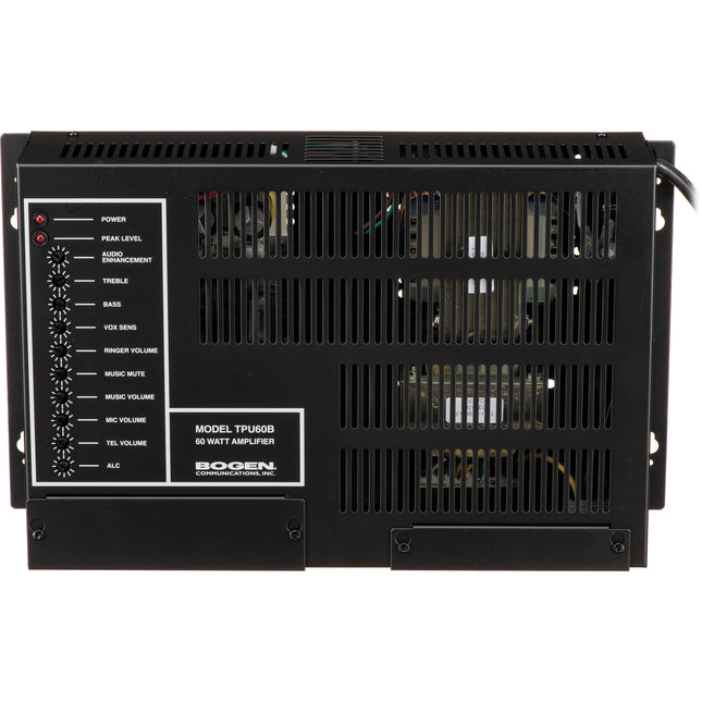 Bogen TPU60B Amplificador de Megafonía Telefónica 60W Salida 25V 70V
