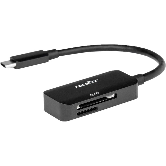 Rocstor Lector de Tarjetas Multimedia USB Type-C con SDXC y microSDXC