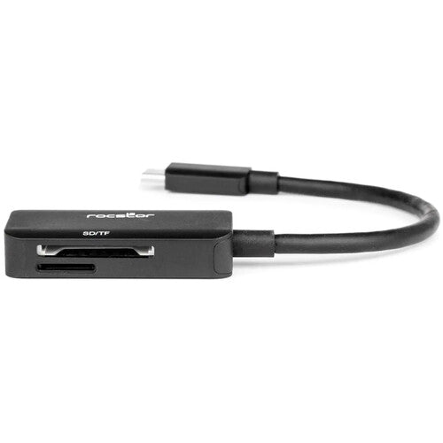 Rocstor Lector de Tarjetas Multimedia USB Type-C con SDXC y microSDXC
