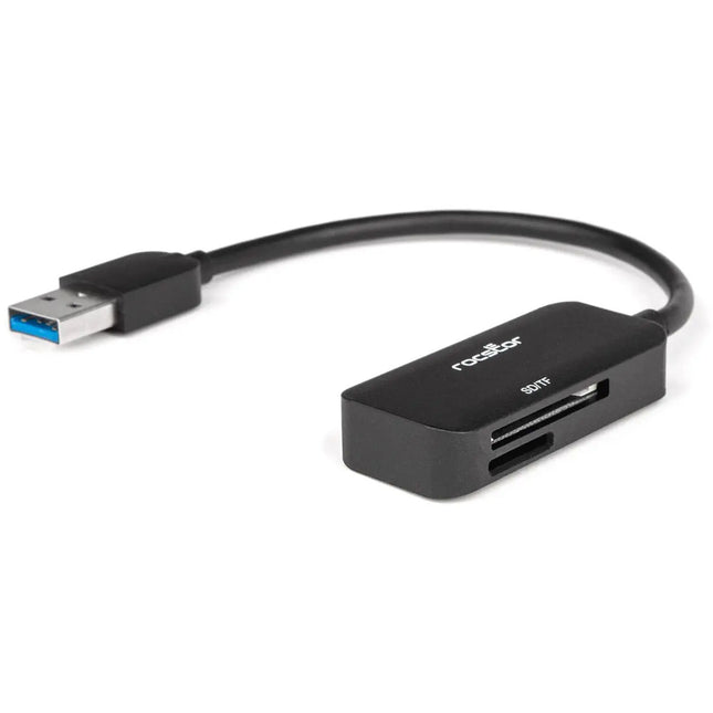 Rocstor USB 3.0 Lector de Tarjetas Multimedia con Ranura UHS-I SDXC y microSDXC