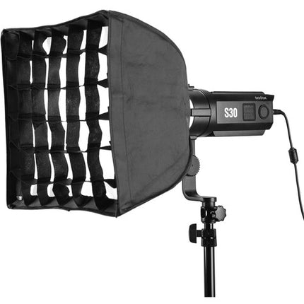 Godox SA-30 Softbox con Rejilla 30x30 cm para Lámpara LED S30