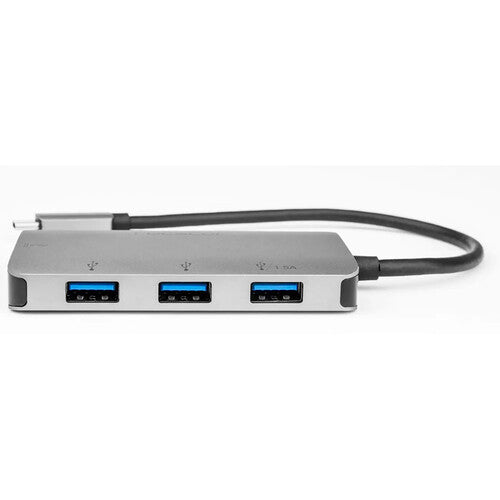 Rocstor Premium Hub USB Tipo C a USB Tipo A 4 Puertos 100W PD 3 USB A