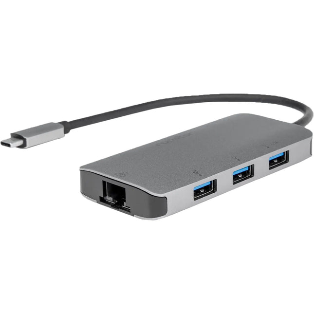 Rocstor Premium Hub USB Tipo C con 3 USB A Ethernet Gigabit y Carga 100W PD