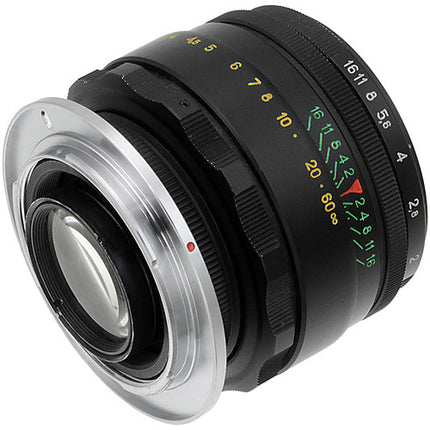 FotodioX Adaptador de Montura de Objetivo M42 a Nikon F con Brida y Aluminio Anodizado
