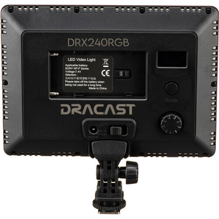 Dracast LED240 X Series Luz LED RGBWW con Control App Batería 2800-6500K 15W 6600mAh