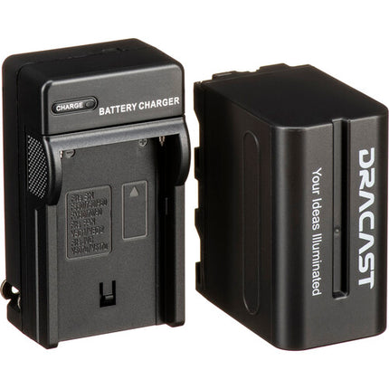 Dracast LED240 X Series Luz LED RGBWW con Control App Batería 2800-6500K 15W 6600mAh