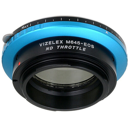 FotodioX Adaptador Mamiya 645 a Canon EF con Filtro ND Variable 1 a 8 Stops