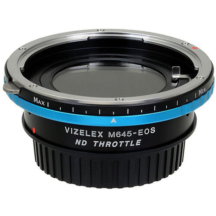 FotodioX Adaptador Mamiya 645 a Canon EF con Filtro ND Variable 1 a 8 Stops