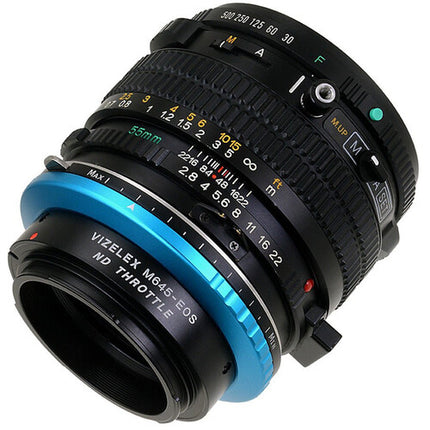 FotodioX Adaptador Mamiya 645 a Canon EF con Filtro ND Variable 1 a 8 Stops