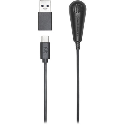 Audio-Technica ATR4650-USB Micrófono condensador USB omnidireccional 3 unidades cable USB-C 1.8 m