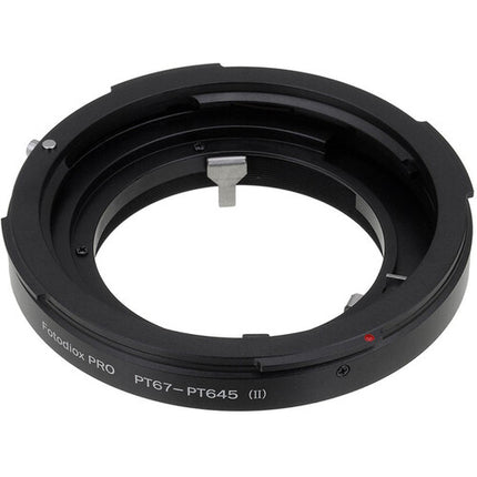 FotodioX Pro Adaptador Montura para Lente Pentax 6x7 a Cámara 645 Metal Cromado
