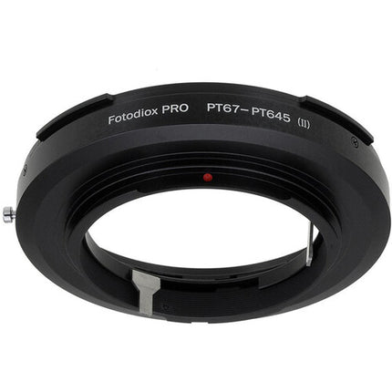 FotodioX Pro Adaptador Montura para Lente Pentax 6x7 a Cámara 645 Metal Cromado
