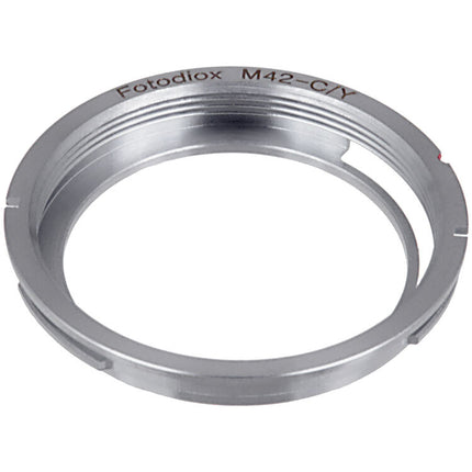 FotodioX Pro Adaptador Montura para Objetivo M42 a Contax Yashica DSLR 35mm Metal Manual