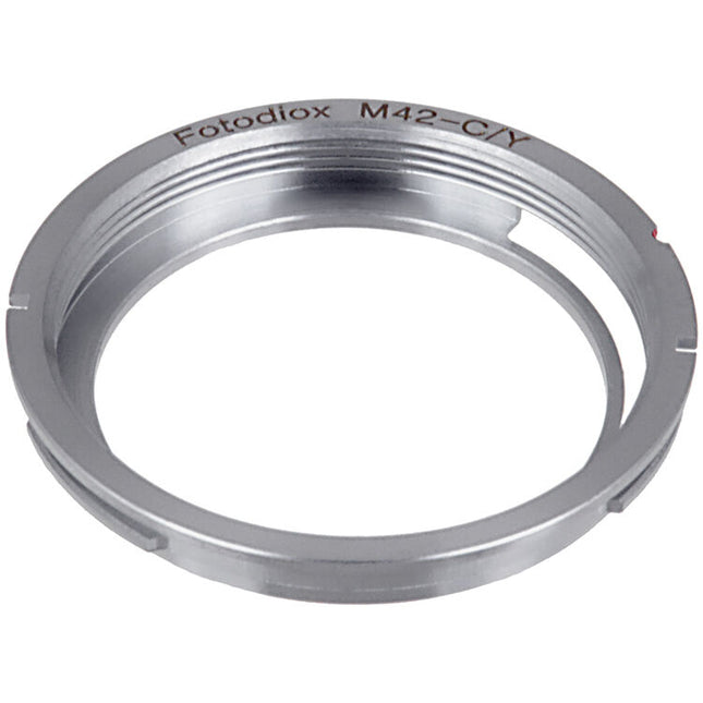 FotodioX Pro Adaptador Montura para Objetivo M42 a Contax Yashica DSLR 35mm Metal Manual