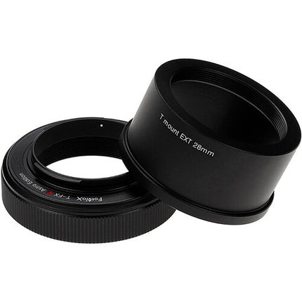 FotodioX Adaptador de Montura para Telescopios T-Mount a Cámara Fujifilm X-Series Metal