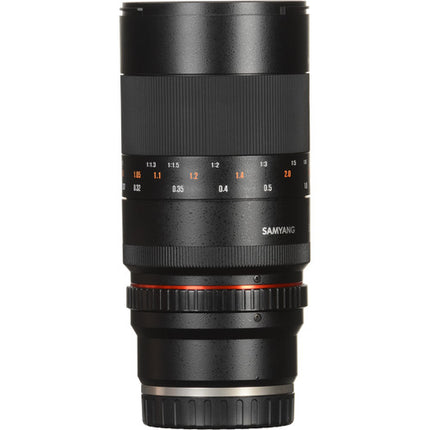 Samyang 100mm f/2.8 ED UMC Macro lente para Nikon F 1:1 aumento 9 hojas diafragma