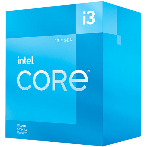 Intel Core i3-12100F Procesador Quad-Core 4 Cores 12MB LGA 1700 3.3 GHz