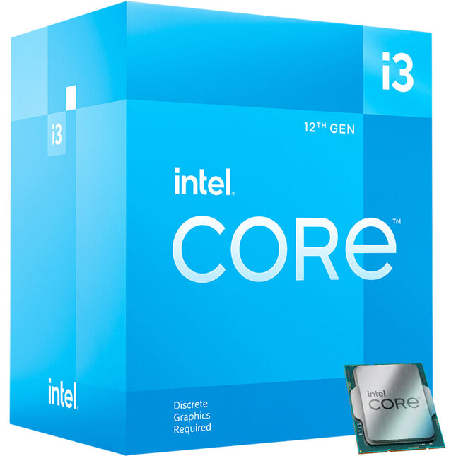 Intel Core i3-12100F Procesador Quad-Core 4 Cores 12MB LGA 1700 3.3 GHz