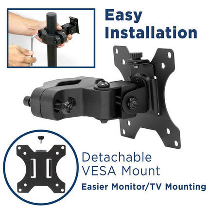 Mount-It! Soporte para TV y Monitor hasta 32" 17.6 lb Capacidad 360° Rotación