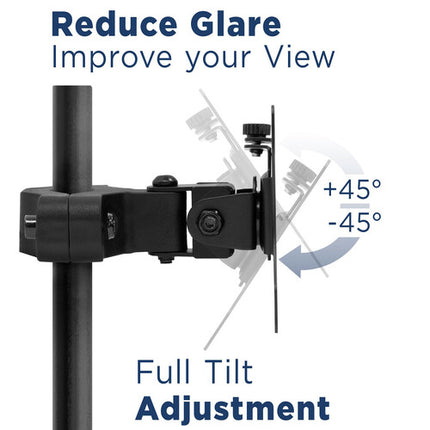 Mount-It! Soporte para TV y Monitor hasta 32" 17.6 lb Capacidad 360° Rotación