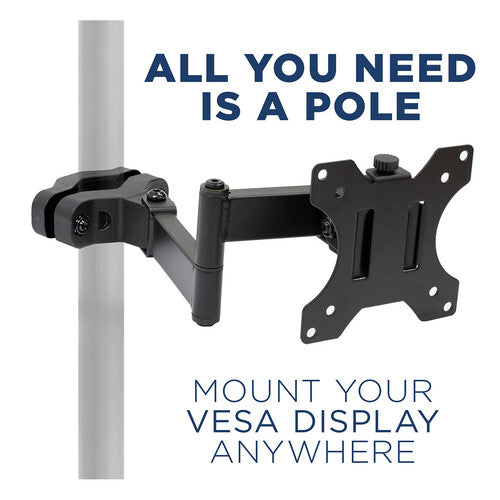 Mount-It Soporte Giratorio para Monitor Truss/Pole Vesa 75x75 a 100x100 mm para Pantallas de 32''