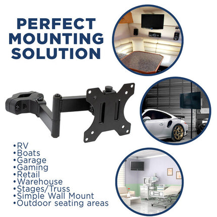 Mount-It Soporte Giratorio para Monitor Truss/Pole Vesa 75x75 a 100x100 mm para Pantallas de 32''