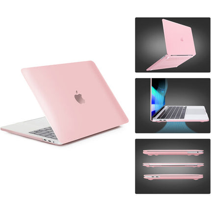 TechProtectus funda rígida para MacBook Pro 13 pulgadas 2016-2022 con teclado y protector pantalla Rosa cuarzo