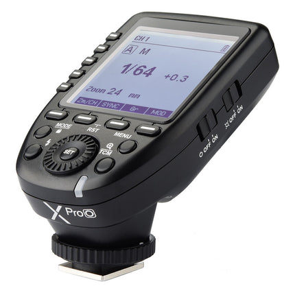 Godox XProO Disparador de Flash TTL Inalámbrico para Cámaras OM System y Panasonic 2.4 GHz Alcance 100 m