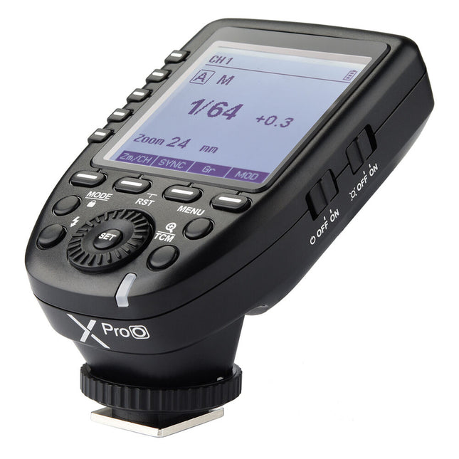 Godox XProO Disparador de Flash TTL Inalámbrico para Cámaras OM System y Panasonic 2.4 GHz Alcance 100 m
